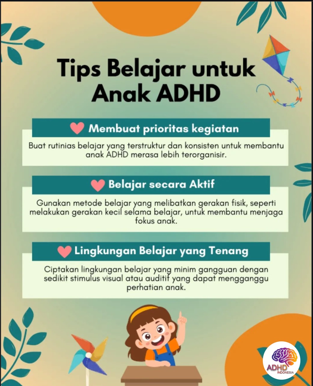 Strategi Belajar yang Cocok untuk Anak ADHD di Kabupaten Natuna